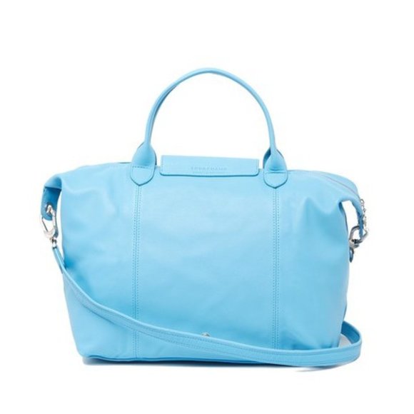 LONGCHAMP Le Pliage Leather Medium Tote Bag - Picture 3 of 16